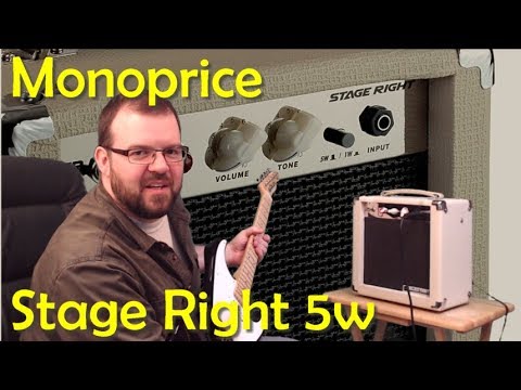 Monoprice Stage Right 5W vintage tube amp - YouTube