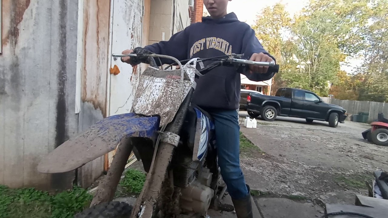 dirt bike handlebars crooked