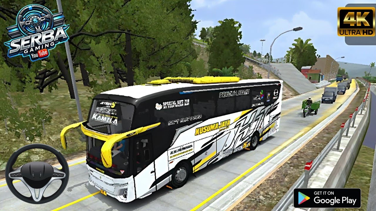 Bus Kusuma Jaya Full Modif Corong Bawah Telolet Tujuan Banyuwangi ...