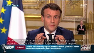 Pourquoi Emmanuel Macron va-t-il prendre la parole dimanche soir à 20 heures?