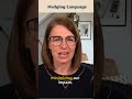 Hedging Language