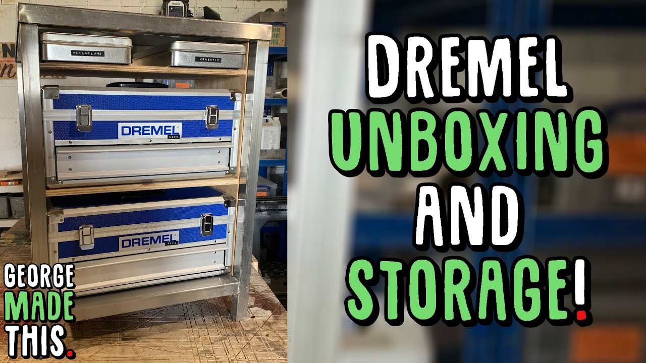 Dremel Unboxing and Storage! // Furniture Modification, Woodworking