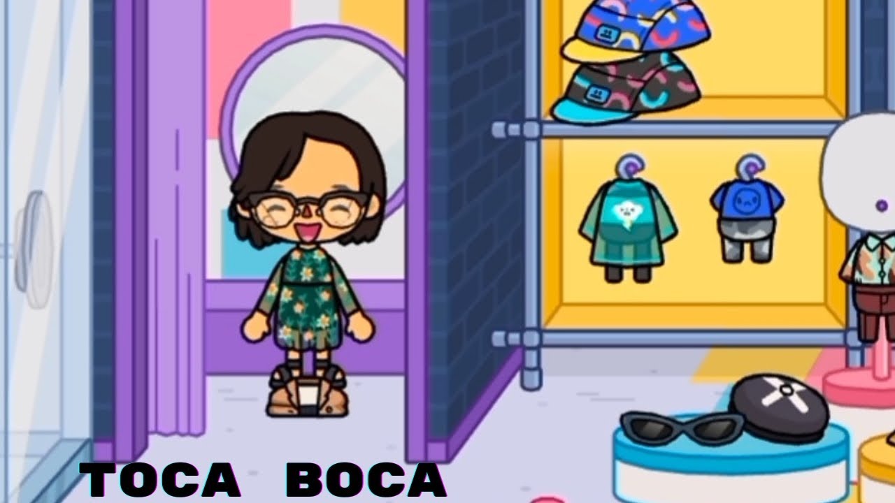Toca boca shopping buying clothes Toca boca update YouTube