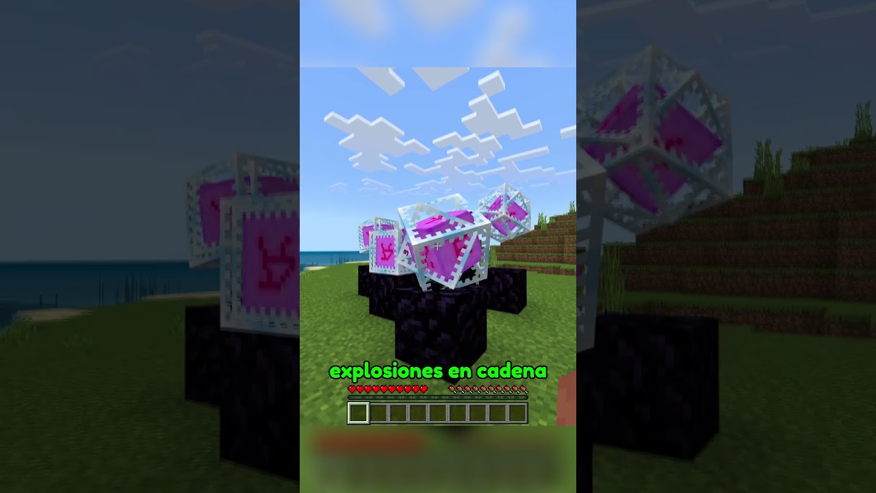 Los cristales del End en Minecraft Bedrock! 😮
