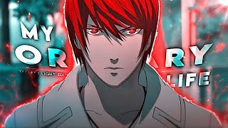 Death Note Kira - My Ordinary Life Editamv