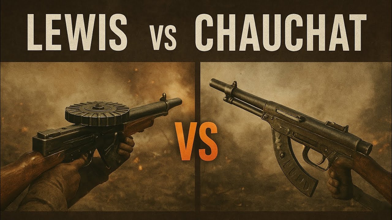  Which LMG is Better? Lewis Gun vs Chauchat