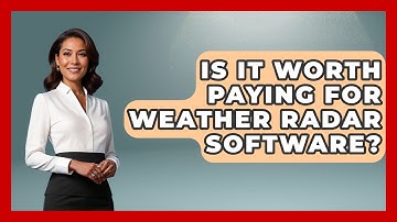 Is It Worth Paying For Weather Radar Software? - Weather Watchdog