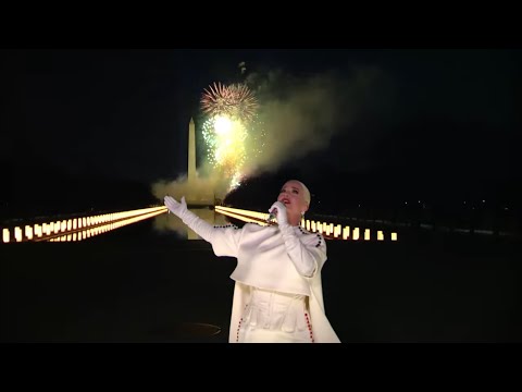 Katy Perry 2021 Biden Inauguration Fireworks Performance