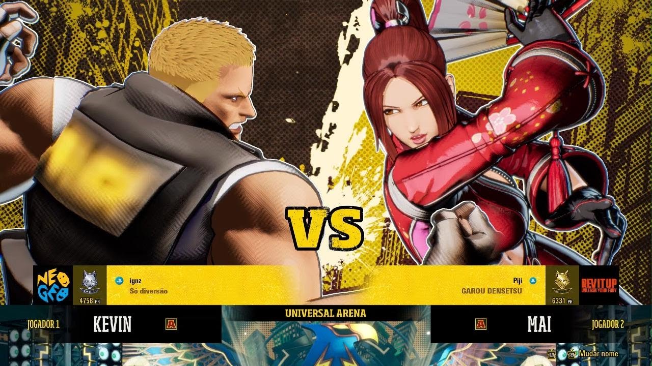 FATAL FURY: City of the Wolves - Kevin Capivara VS Mai Shiranui