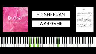 Ed Sheeran - War Game (BEST PIANO TUTORIAL & COVER) screenshot 4