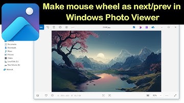How to change mouse wheel as next/prev in Windows Photo Viewer?