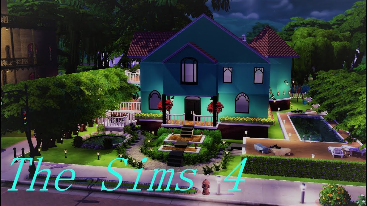 The Sims 4 | Exterior Spring House Build! Packs Used In Description
