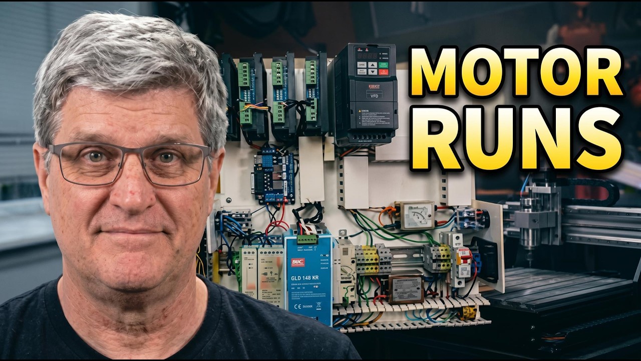 From Wired Panel to Running CNC Machine: LinuxCNC Configuration From Scratch