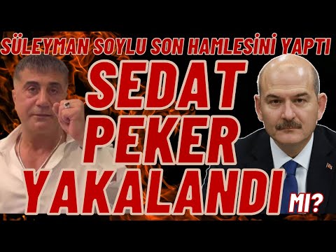 #SONDAKİKA SEDAT PEKER YAKALANDI / ŞOK HABER