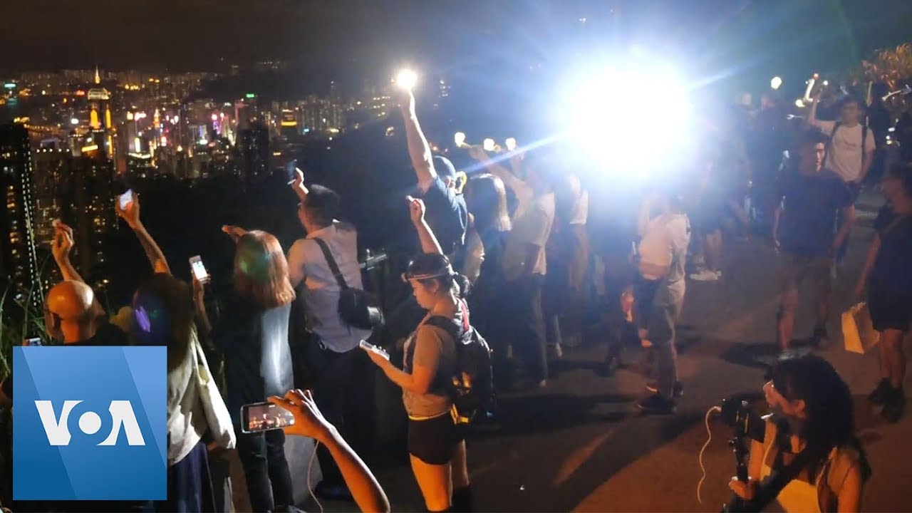 trump amazonia Hong Kong: Lantern Waving Protesters Take to Hills
