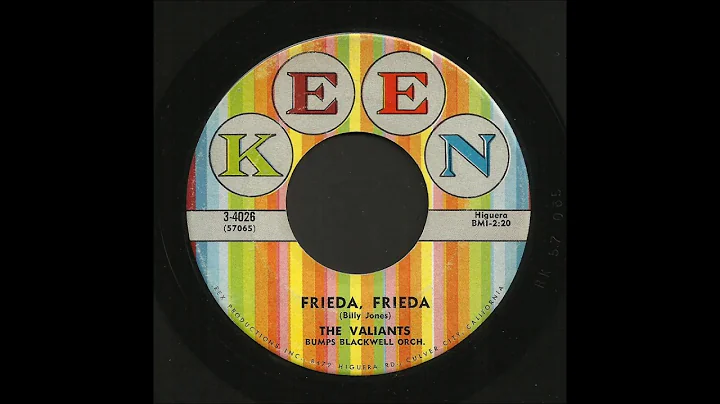 Valiants - Frieda Frieda - R&B Rocker 45