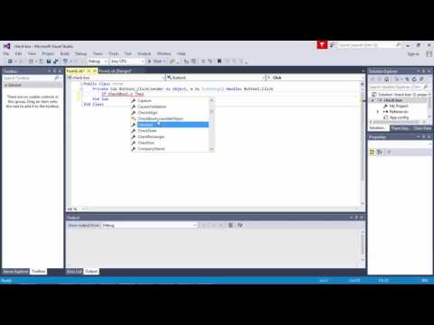 Visual Basic .net Check Box Video Tutorial Programming