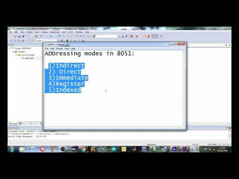 Addressing Modes in 8051