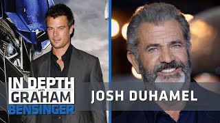 Famous Josh Duhamel: A mumbling match with Mel Gibson Wealth