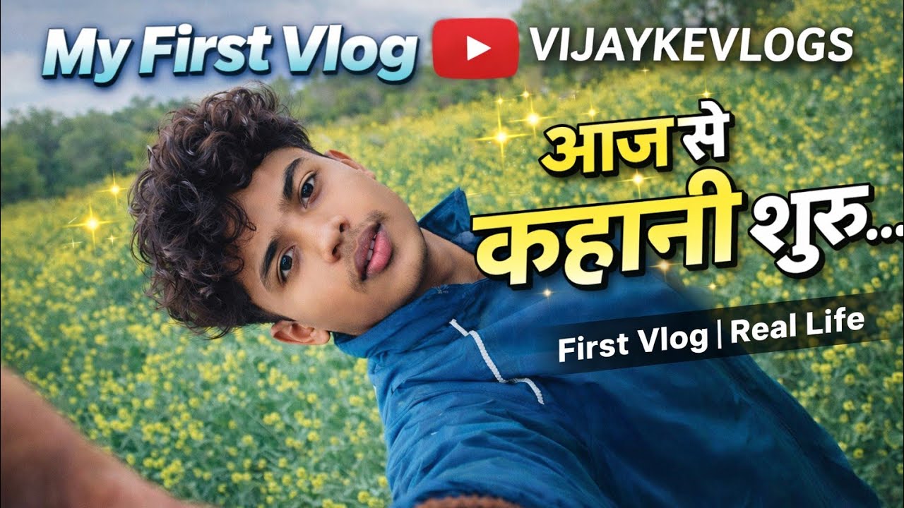 My First Vlog 😍 | आज से कहानी शुरू… | VijaykeVlogs 