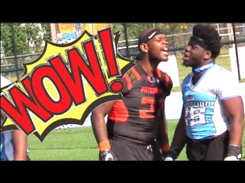 No Pads - No Helmets - All CRAZY - 🔥🔥 A7FL - Paterson NJ U vs NJ BIC 2-017 - 7v7 Full Contact