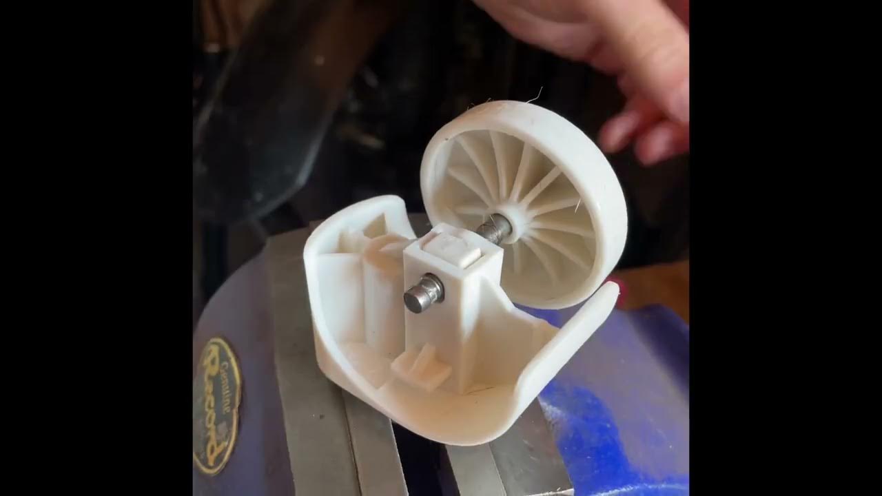 Fix hack ikea office chair wheels not spinning / rolling YouTube