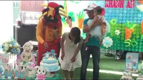 Chú hề MC dẫn chương trình cực vui tại thôi nôi bé Khánh An #thoinoi #MC #tochucsihnhat