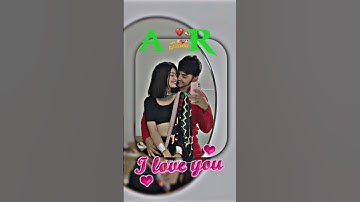#AR Couple Name status ❤️||Name status video 💘||WhatsApp status ❤️||2023#youtubeshorts #shorts