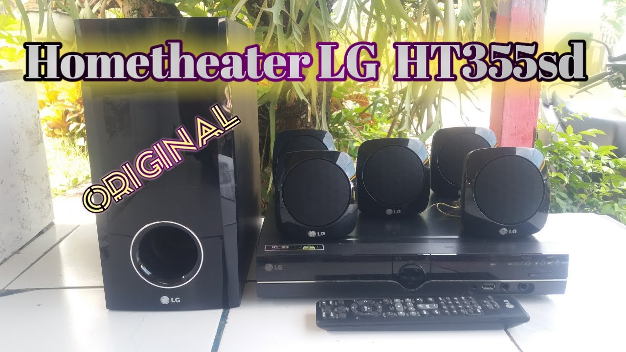 HOMETHEATER LG HT355SD ORIGINAL YouTube