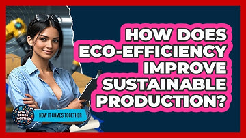 How Does Eco-efficiency Improve Sustainable Production? - How It Comes Together