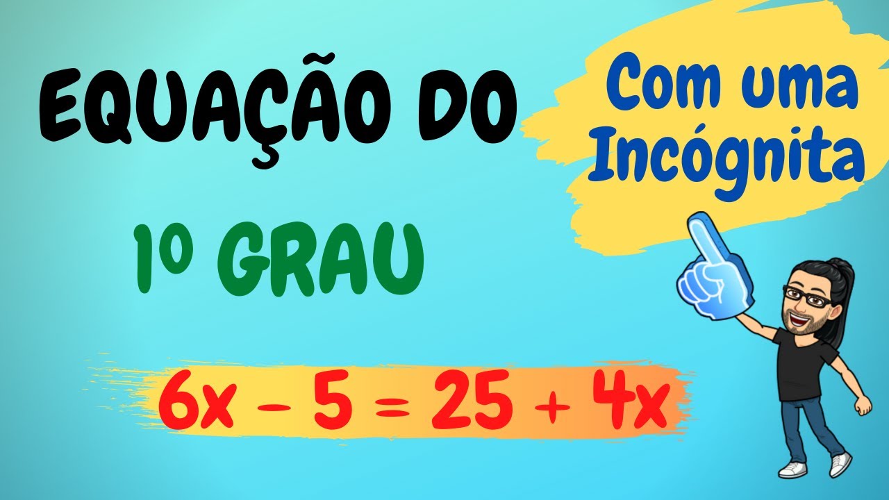 MATEMÁTICA BÁSICA - EQUAÇÃO DO 1 GRAU 04 RESOLUÇÃO DE EXERCÍCIOS \Prof Gis  - Matemática