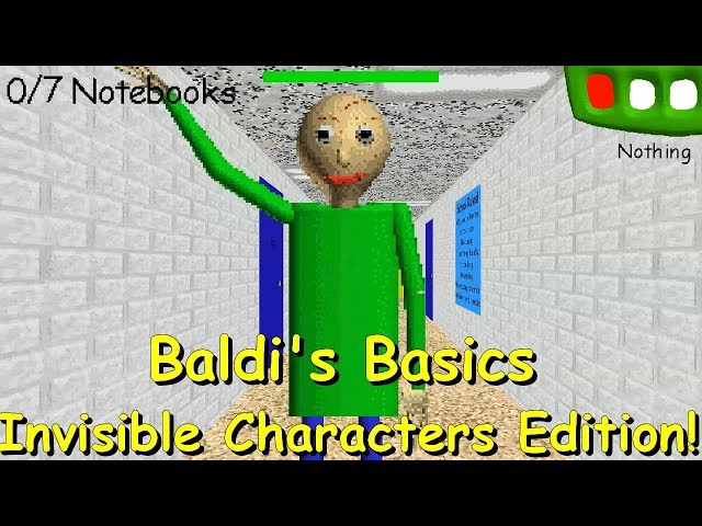 Baldi's Basics Tutorial: How to make a custom character by TheObliviousQuail