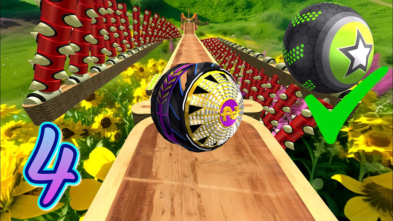 Spring Buzz 🌼 Day 4: Dollar Ball 💵 | Going Balls Super Speedrun Walkthrough ⚡🚀