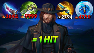 GLOBAL CLINT BEST 1 HIT BUILD 2025!! (100% BROKEN!) - MOBILE KEGENDS