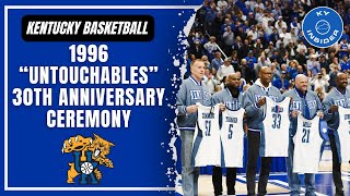 Kentucky Basketball Honors the 1996 National Championship Team, The "Untouchables"