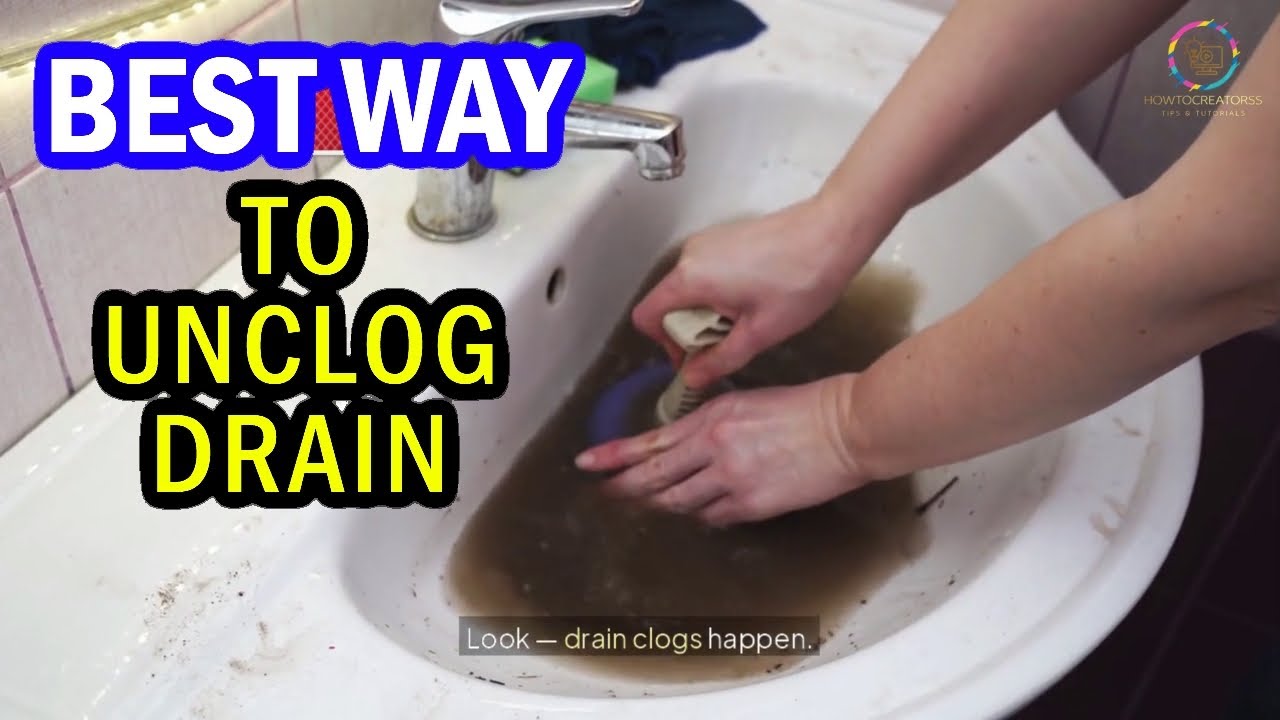 How to Unclog Drain in SECONDS (SECRET Plumber Trick)