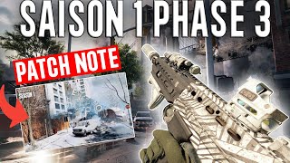 PATCH NOTE DE LA SAISON 1 PHASE 3 sur BATTLEFIELD 6 !!