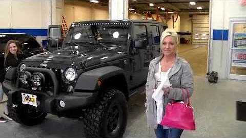 Kellie Wilburn and her AEV Wrangler from Deacon's ...
