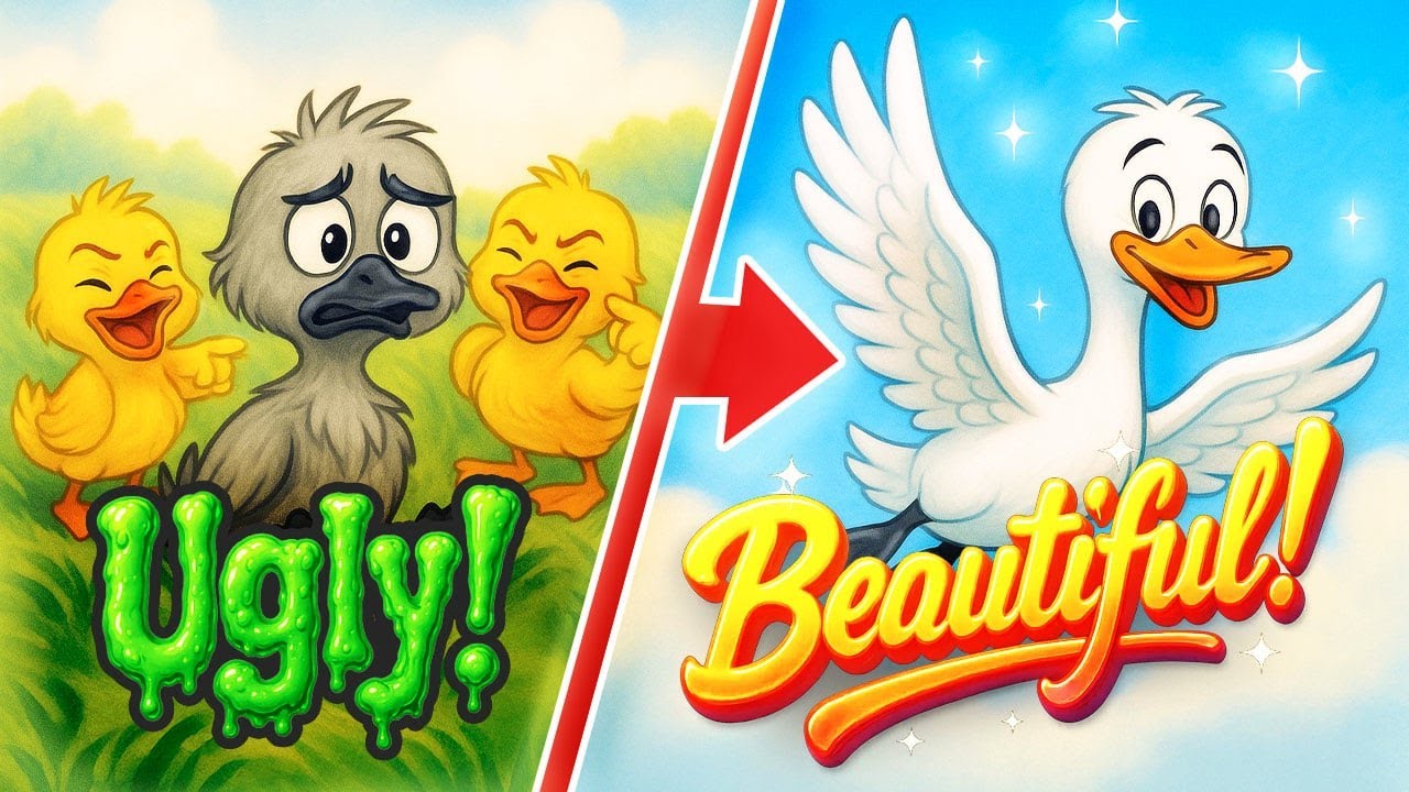 The Ugly Duckling | The Little Lost Duck | Animated Fairy tale
