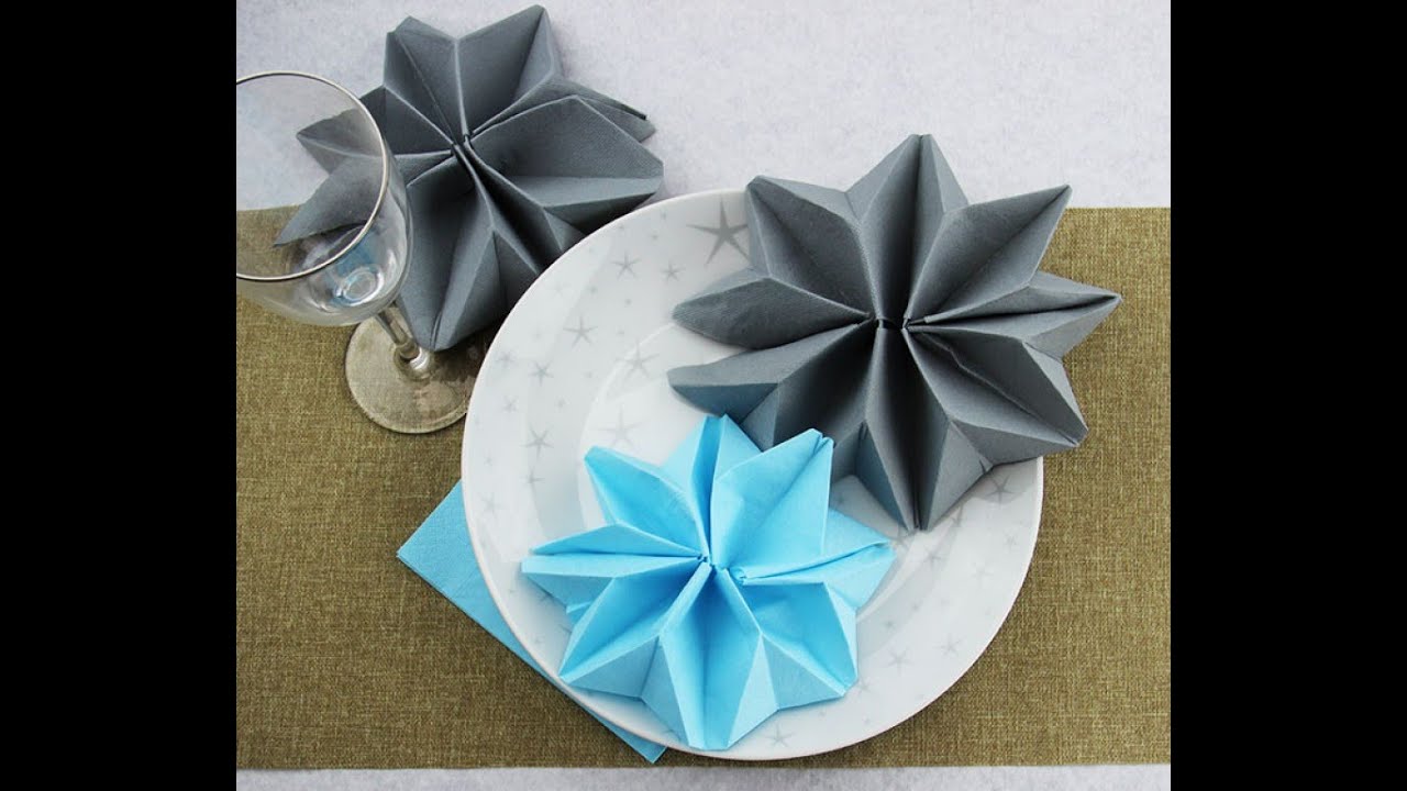 Pliage De Serviettes Papier Originale Et Chic