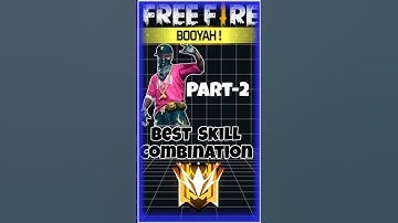 Free Fire Best Character Skill Combination🔥Part-2 For All types of Players #freefire #freefireshorts