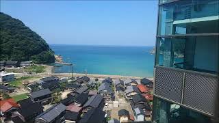 Scenic Railroad View In Japan : Amarube Viaduct 余部鉄橋 With English Subtitle 英語字幕付き (兵庫県香美町香住区)