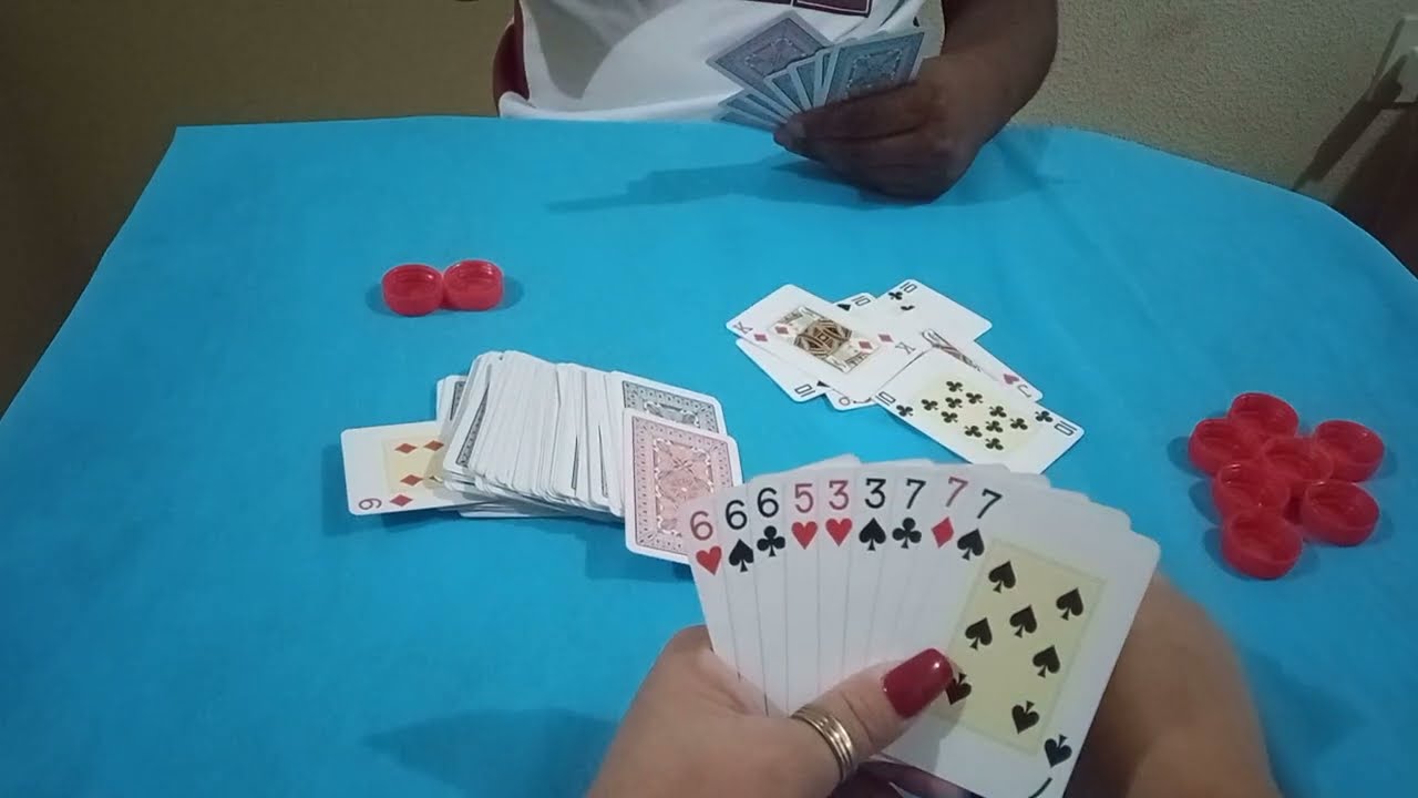 Jogando baralho, cacheta cartas Ep. 38