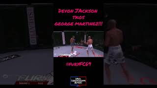 Devon Jackson TKOs George Martinez #furyFC69