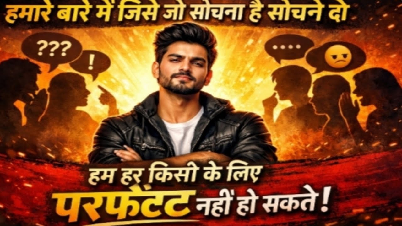 🌺हम हर किसी के लिए परफेक्ट नहीं हो सकते हैं जो बुराई करते हैं उन्हें उनके हाल पर छोड़ दो 🌺