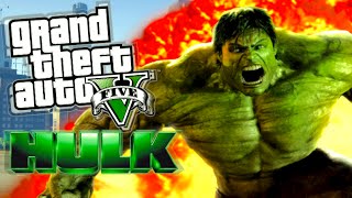 Hulk In Gta 5 Hulk Mod In Gta 5 Pc