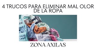 4 trucos para eliminar el mal olor de la ropa (zona de las axilas)