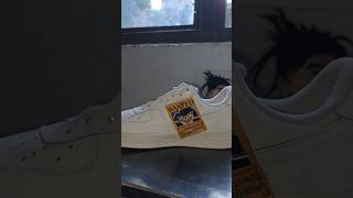 "Custom AF1 with Luffy's Wanted Poster Design! | One Piece Sneaker Art" #CustomSneakers #AF1Design