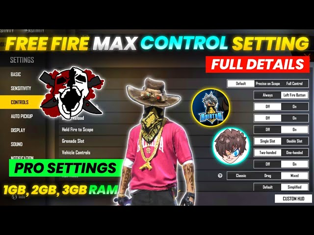 Free Fire Max Control Setting Full Details