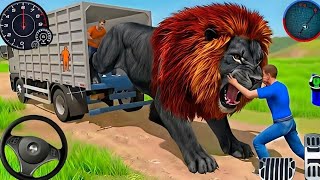 🔥 Геймплей на грузовике для перевозки диких животных 🚛 | Симулятор перевозки животных по бездорож... screenshot 3